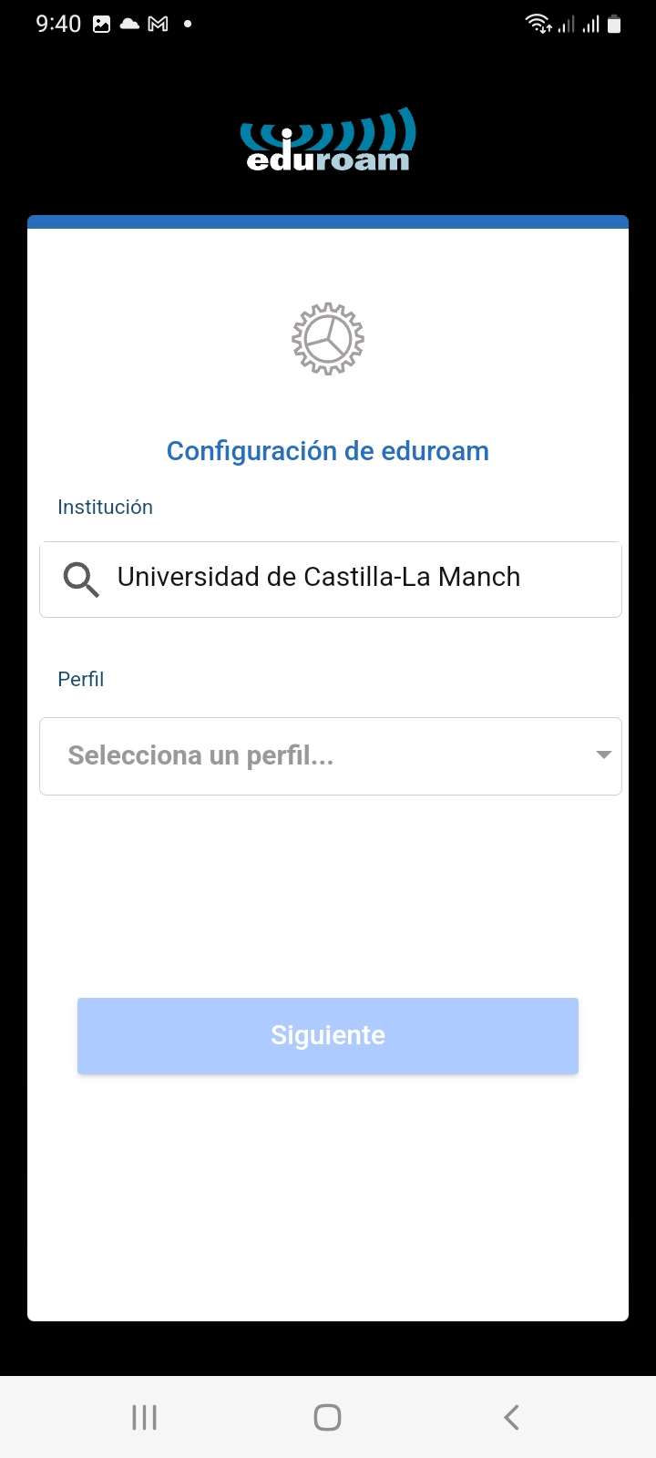 GetEduroam selecciona institución
