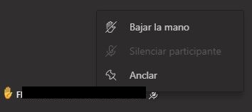 bajar mano