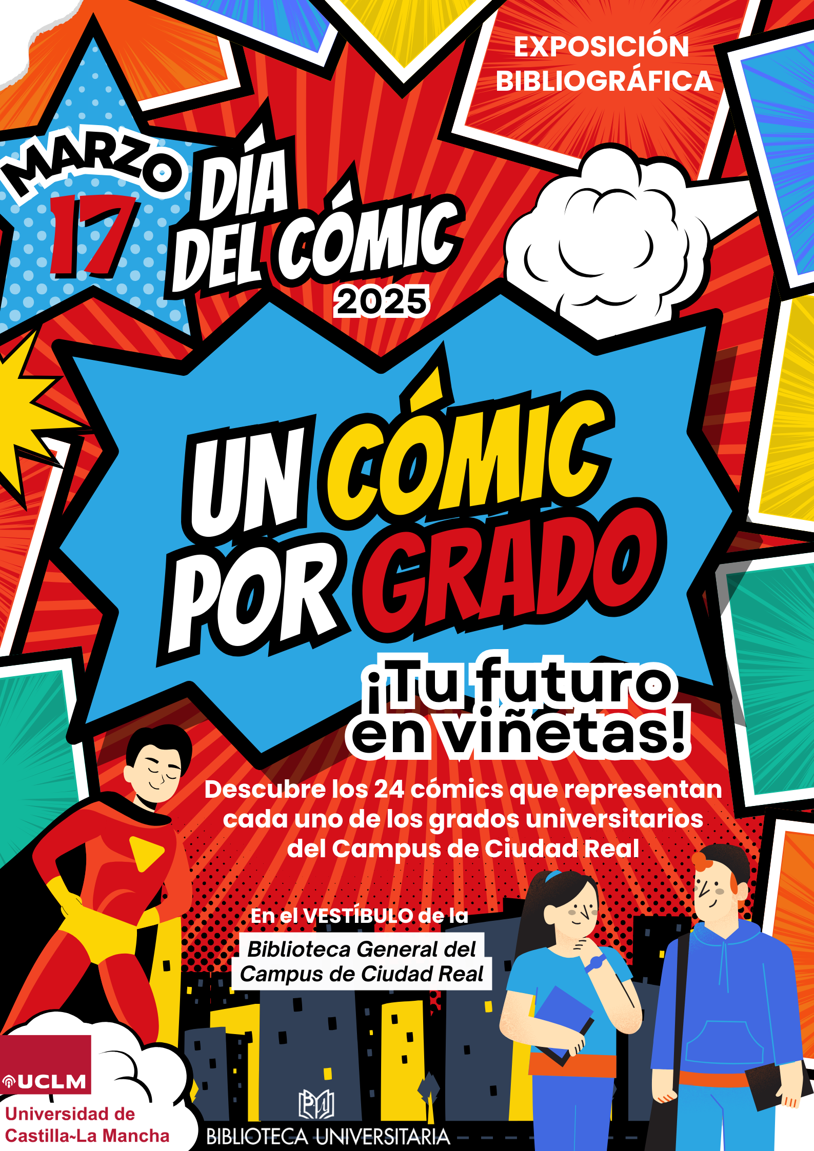 Exposición en la Biblioteca General del campus de Ciudad Real