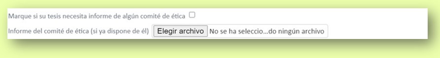 subida de informe comité sobre ética científica en PI