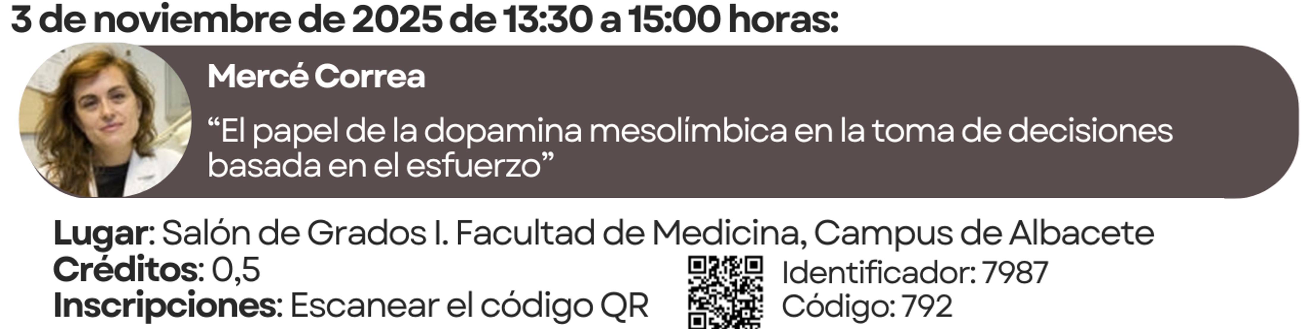 CHARLA 3 NOVIEMBRE