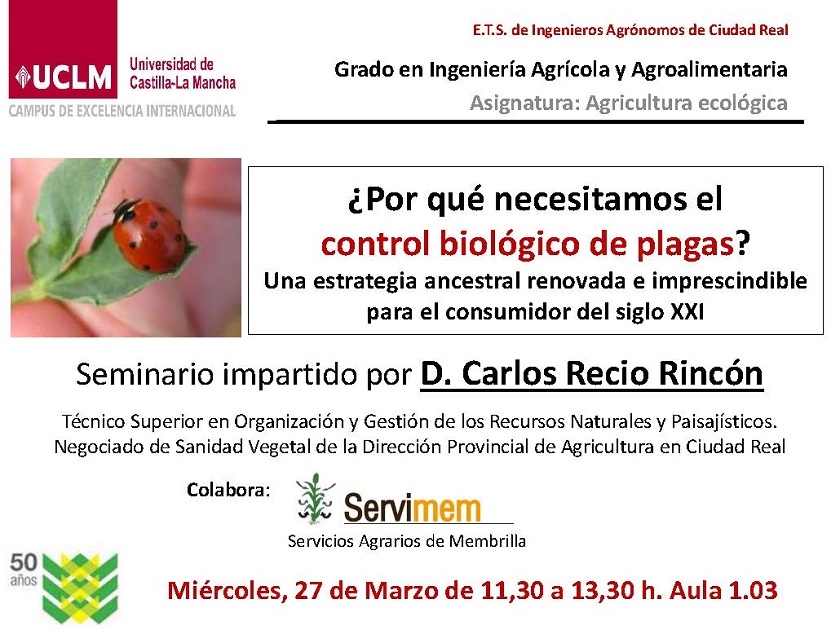 Seminario sobre Control Biológico de Plagas