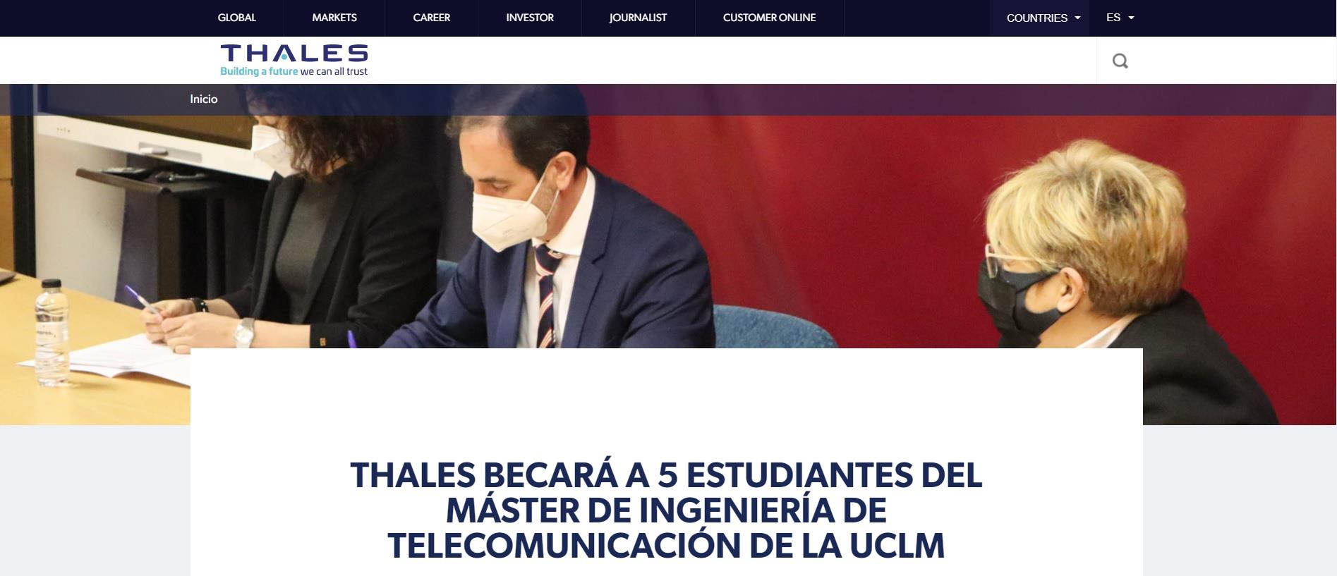 Becas THALES 2021