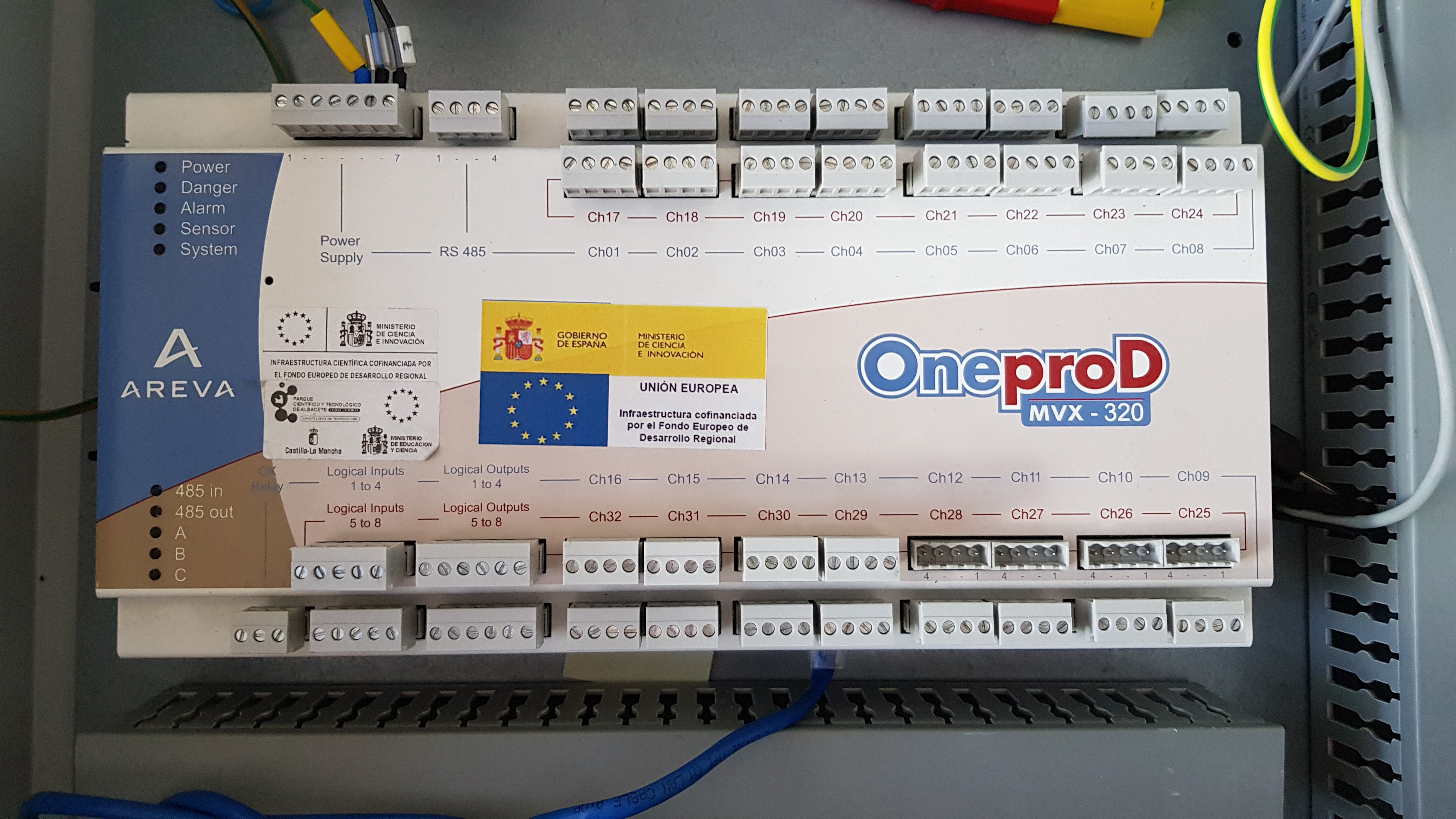 Online vibrations monitoring system hardware and software Oneprod