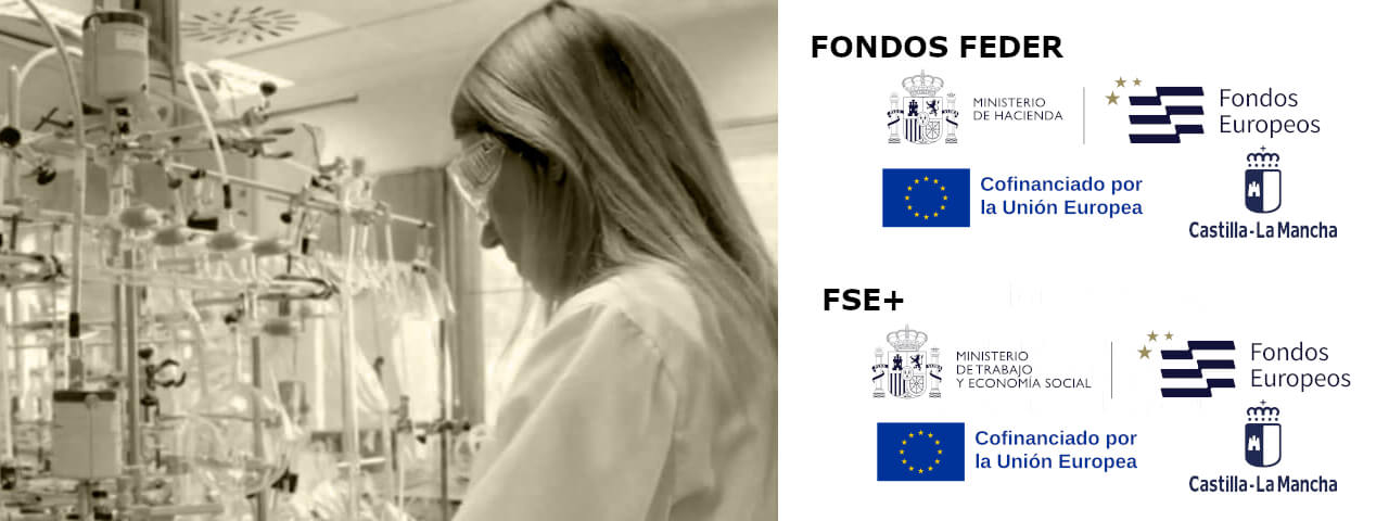 Rama de Ciencias con logotipo del Fondo Europeo de Desarrollo Regional
