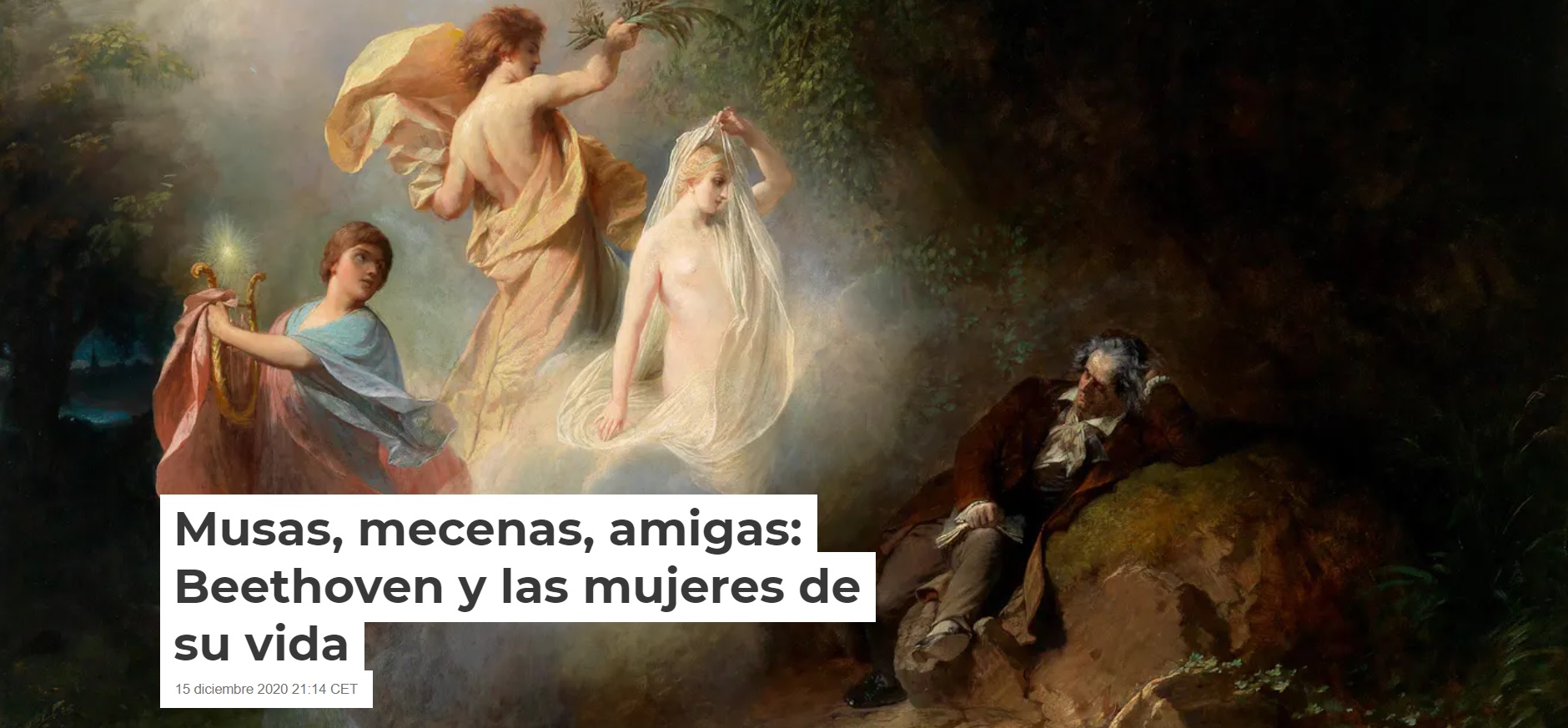 Musas, mecenas, amigas: Beethoven y las 