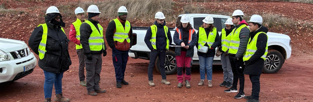 Visita del IGeA-UCLM a la mina de wolfra