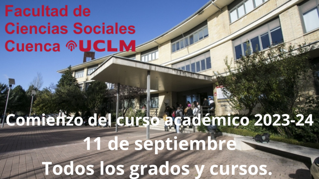 Comienzo del curso 2023-24. 11 de septie