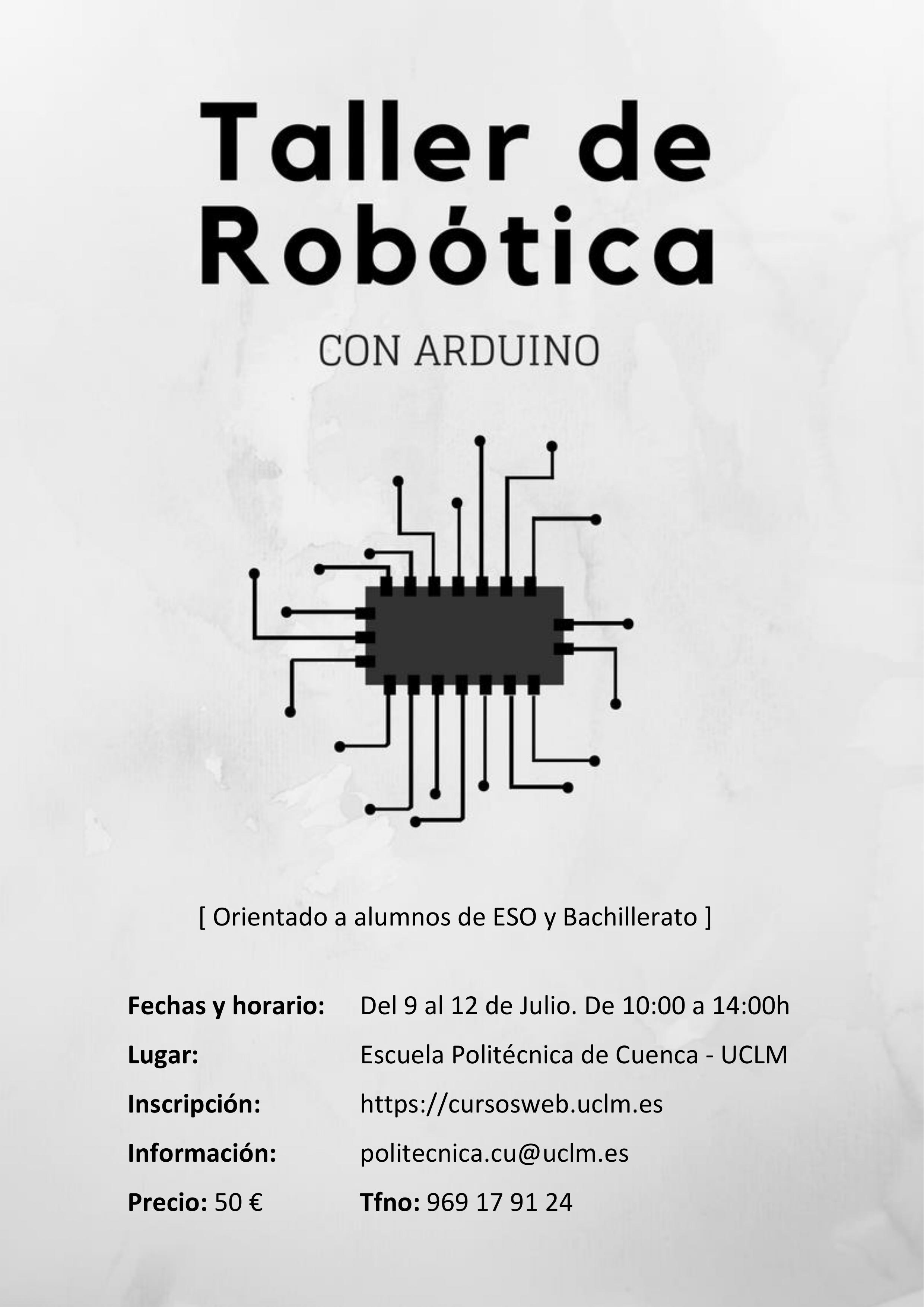 Taller de robótica con Arduino para este